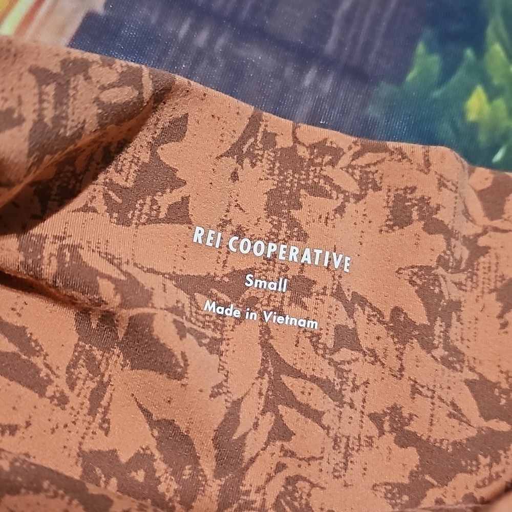 Rei Cooperative Small Orange Autumn Fall Color Leggings - Picture 4 of 6